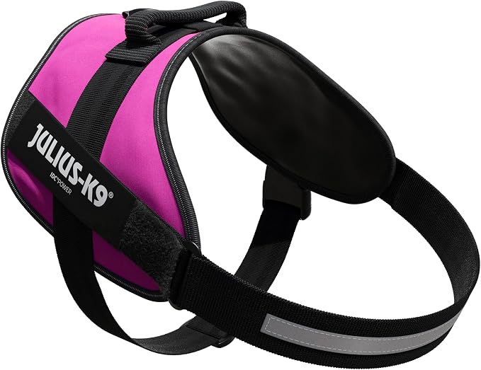 Julius-K9, 16IDC-DPN-4, IDC Powerharness, Dog Harness, Size: 4, Dark Pink