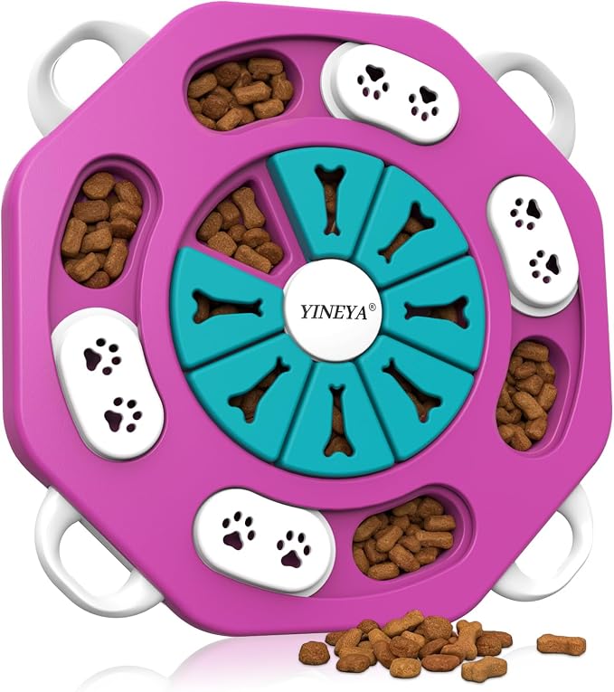 YINEYA Dog Puzzle Toy, Enrichment Toys for Dogs Mental Stimulation | Interactive Treat Brain Games, Treat Dispensing, Keep Them Busy, Training IQ, for Puppy, Small, Medium, Cats