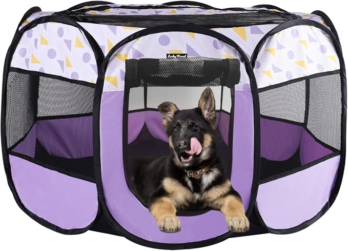 Lucky Monet Portable Pop-Up Dog & Cat Playpen