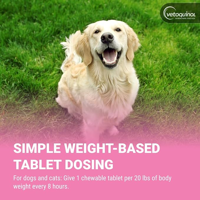 Vetoquinol Pro-Pectalin - Supports Digestive System & Stool Firmness for Dogs & Cats - Chewable Probiotic Supplement for Intestinal Support - For All Breeds - 250 Count