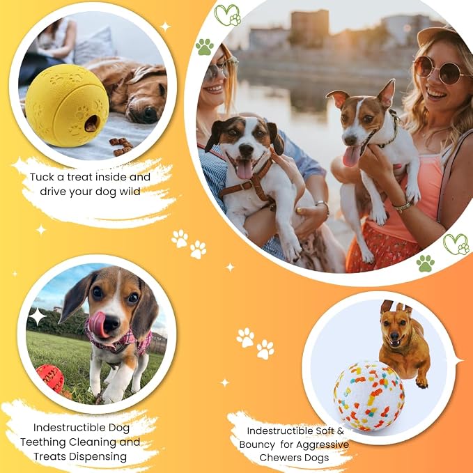 Interactive DogToys Snuffle Double Cloth Strip with Hidden Food Puzzle Ball Encourage Natural Foraging Skills,Slow Food Training to Relieve Boredom and Stimulating (Red/Yellow/Multi)