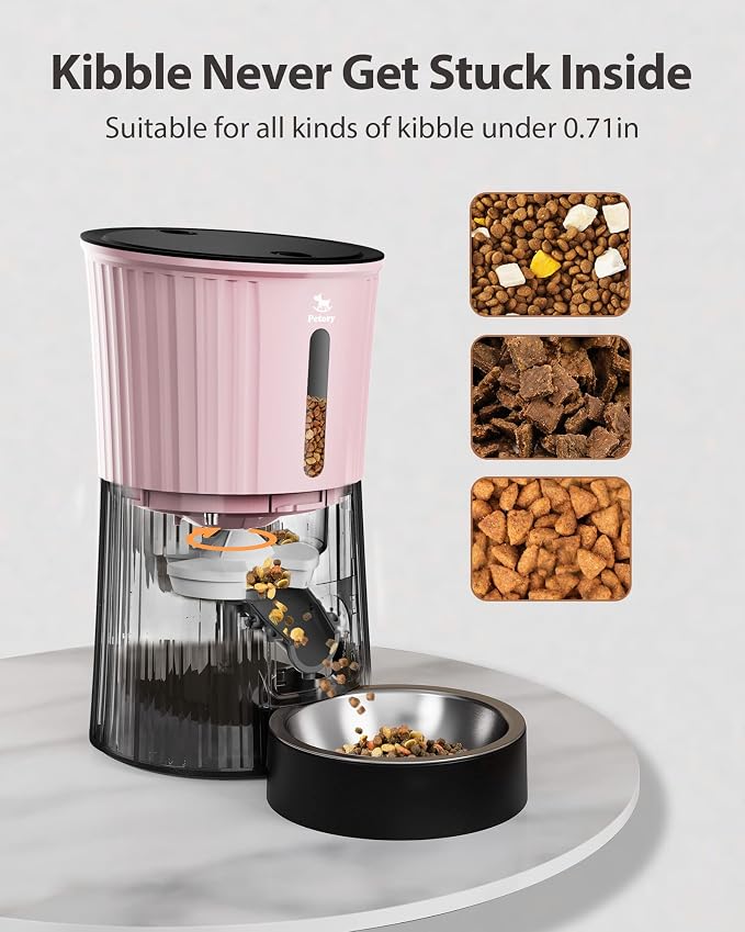 Petory Timed Automatic Cat Feeders, 4L