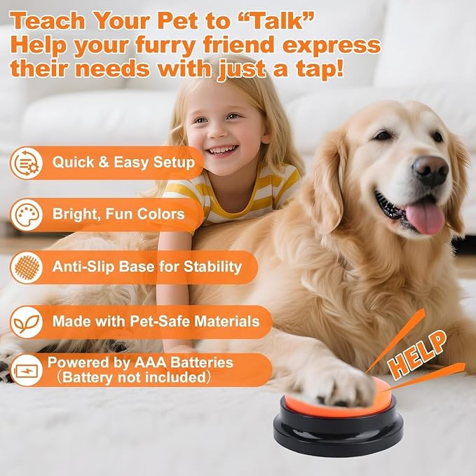 Dog Talking Buttons for Communication, 12 Pcs