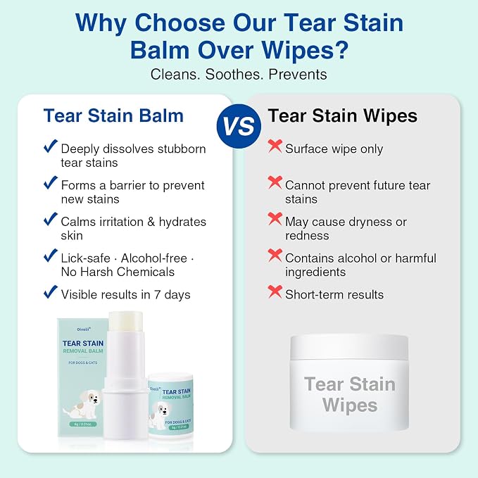Tear Stain Remover Balm Stick for Dogs & Cats