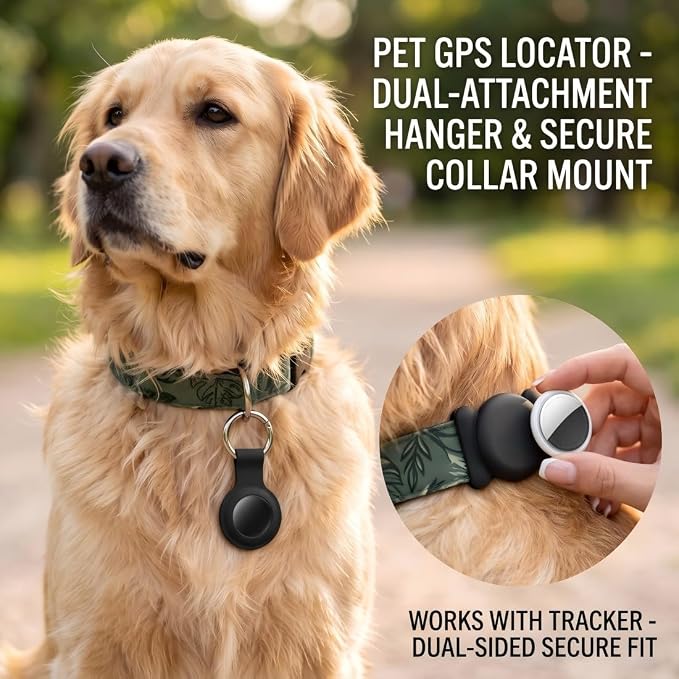 Tracee 2-Pack Mini GPS Tracker for Vehicles, Car GPS Locator No Monthly Fee, Hidden Magnetic Tracker Compatible with iOS/Android, with Carabiner & Magnetic Mount for Pet Collar Car