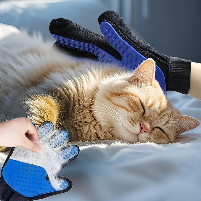 NVNAN Cat & Dog Grooming Gloves
