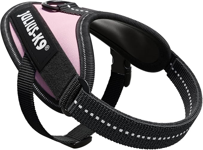 Julius-K9, 16IDC-PN-B1, IDC Powerharness, Dog Harness, Size: Baby 1, Pink