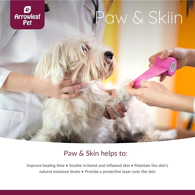 Paw & Skin by NaturPet Inc Soothing Balm for Dogs | All-Natural Wound Care | Bites, Paw Protection, Nose Balm, Hot Spots | 60mL