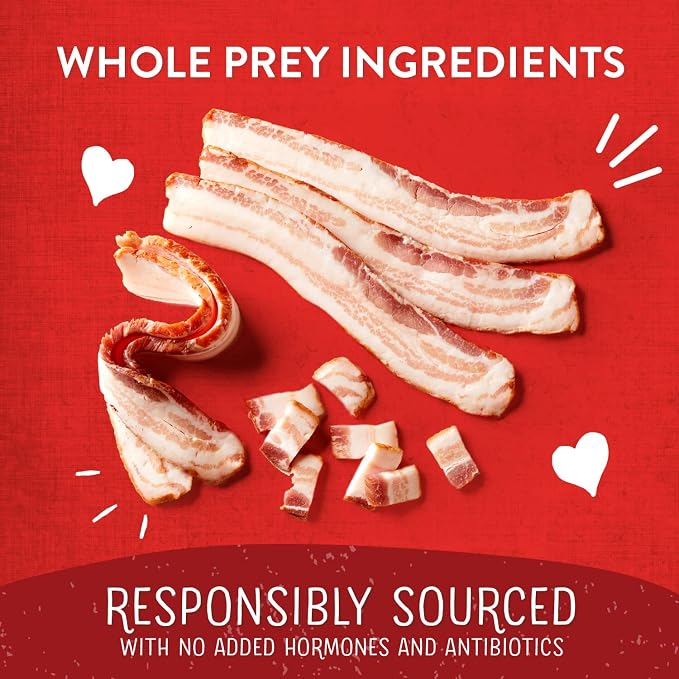 Stella & Chewy's Freeze-Dried Raw Wild Weenies Dog Treats - High-Protein Training Treats for Dogs & Puppies - All-Natural Bacon Recipe with 95% Meat & Organs - USA Made - 3 oz Bag (Pack of 3)