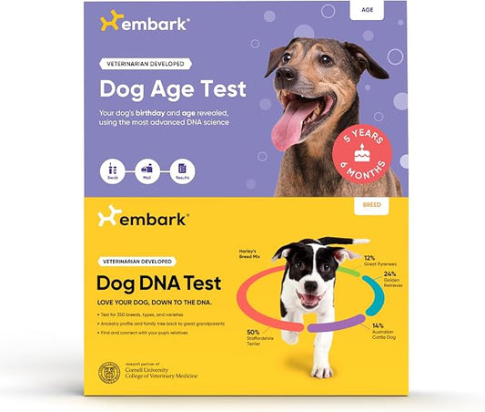 Embark Breed ID & Age DNA Test Bundle