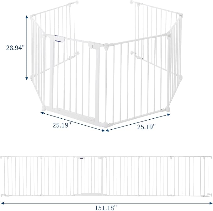 Portable Indoor Dog Playpen, 29in H, 6pcs