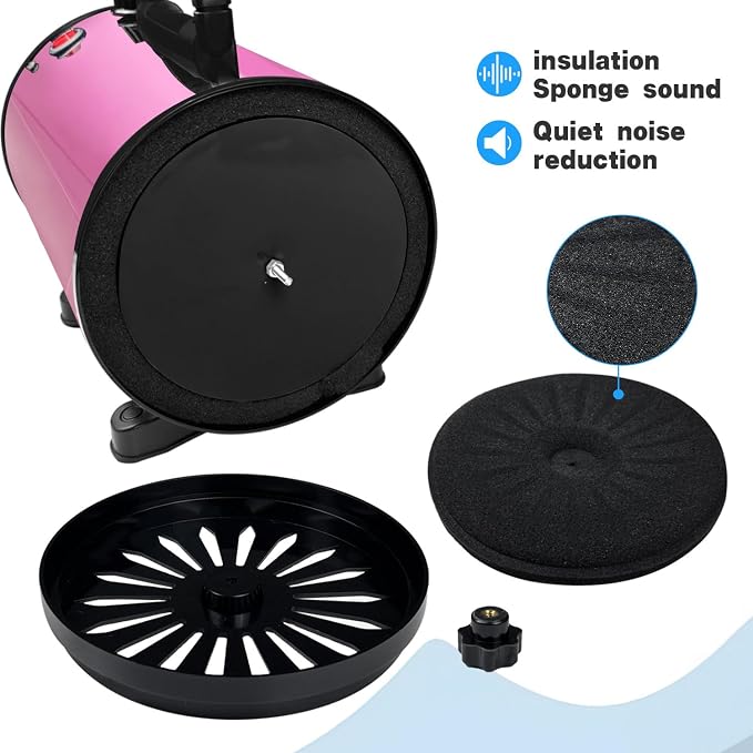 Dog Dryer High Velocity Professional Pet Grooming Dryer | Adjustable Temperature and Speed for Pets with 4 Nozzles