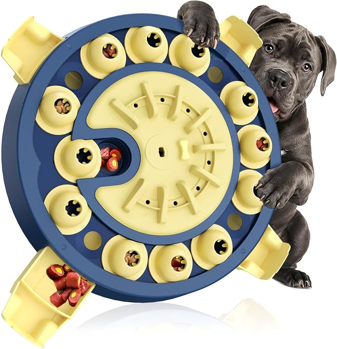 KADTC Large 3 Levels, Dog Puzzle Toy, Mental Stimulation for Smart Dogs | Four Ways Grow from Beginner to Advanced, Beat Boredom, Sharpen Focus,Channel Excess Energy and Stay Fresh Beyond One Solve.