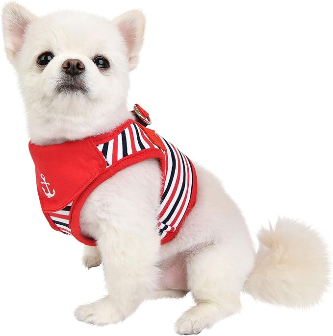 Puppia Seaman Harness B - RED - XL