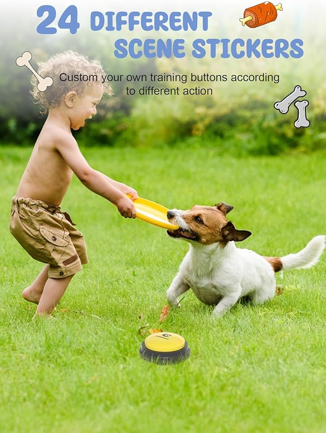 Dog Talking Button Set, 4 Pcs
