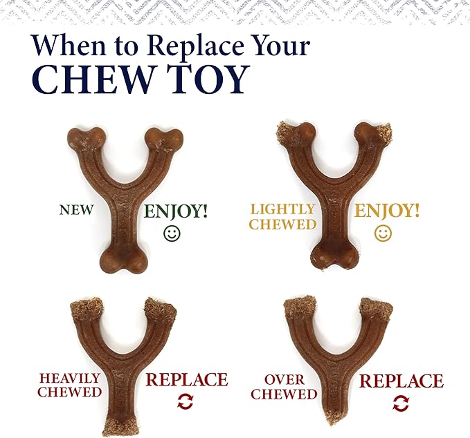 Nylabone Strong Chew Gourmet Style Knuckle Bone Dog Chew Toy, X-Large | Filet mignon flavor, durable chew toys, long lasting, encourages healthy chewing, helps clean teeth, for dogs 50+ lbs
