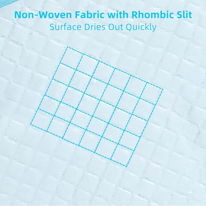 Super-Absorbent Waterproof Dog and Puppy Pet Training Pad, Housebreaking Pet Pad,Blue (28"X44"(100PCS))