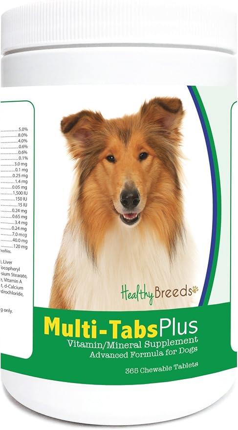 Healthy Breeds Collie Multi-Tabs Plus Chewable Tablets 365 Count