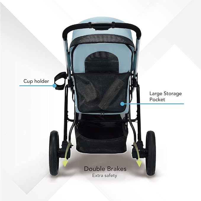 ibiyaya The Beast Pet Jogging Stroller - Flash Grey