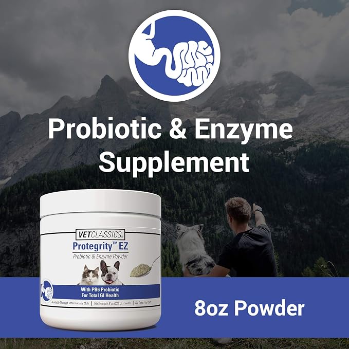 Vet Classics Protegrity EZ Probiotic Supplement for Dogs & Cats - 8 Oz