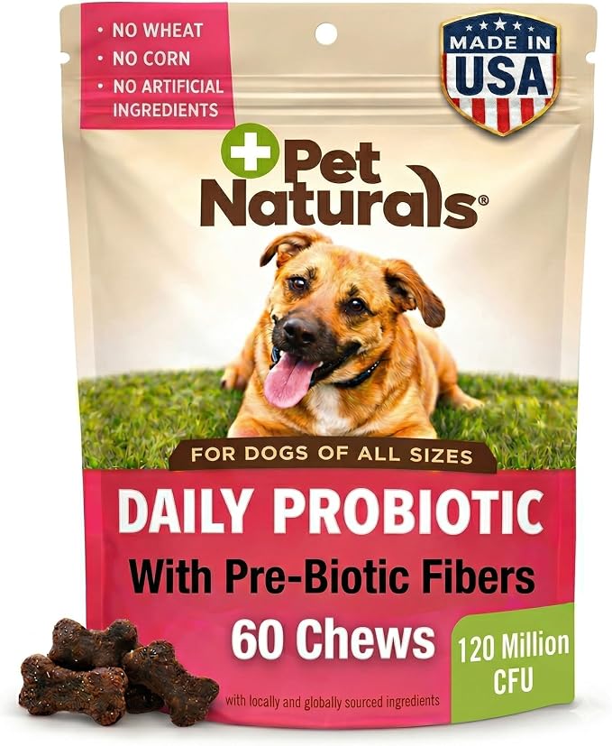 Pet Naturals Daily Probiotic Chews for Dogs - Duck, 60ct