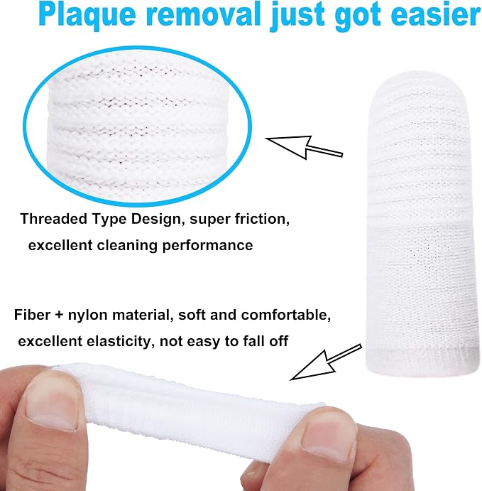 30 PCS Dog & Cat Toothbrush - Washable, Comfortable & Durable 2 Finger Toothbrush Set