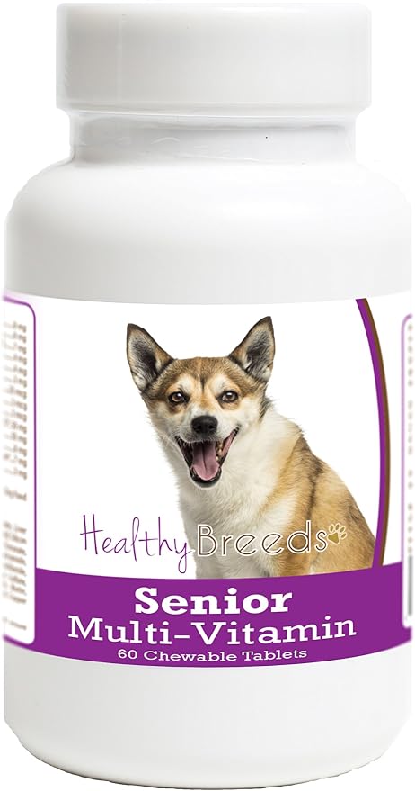 Healthy Breeds Norwegian Lundehund Senior Dog Multivitamin Tablets 60 Count