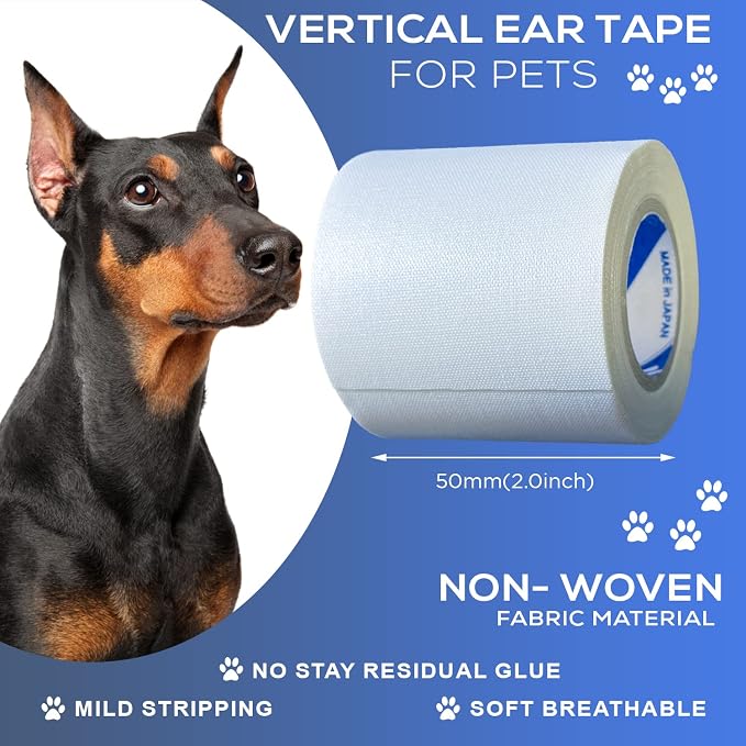 Ear Tape for Dogs, 1 Pack, 2.0 inch (50mm)