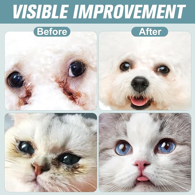 Pet Eye Drops for Dogs & Cats, 100ml