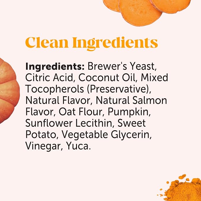 Dog Allergy Relief Chews for Itchy Skin + Immune Support - Omega 3 Fish Oil, Probiotics, Turmeric + Zinc - Anti Itch Supplement for Paw Licking, Seasonal Allergies + Dry Skin (Salmon, 90 Ct)