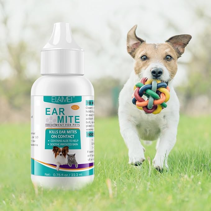 ZODENIS Ear Mite Treatment for Dogs & Cats, 0.75oz