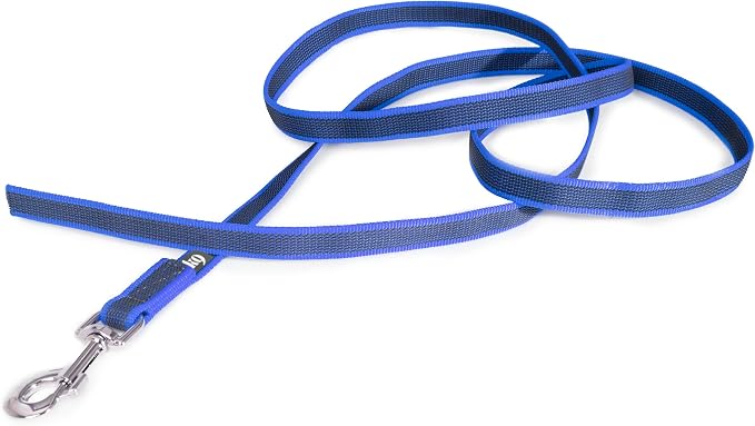 Color & Gray Super-Grip Leash without Handle, 0.79 in x 6.56 ft, Blue-Gray