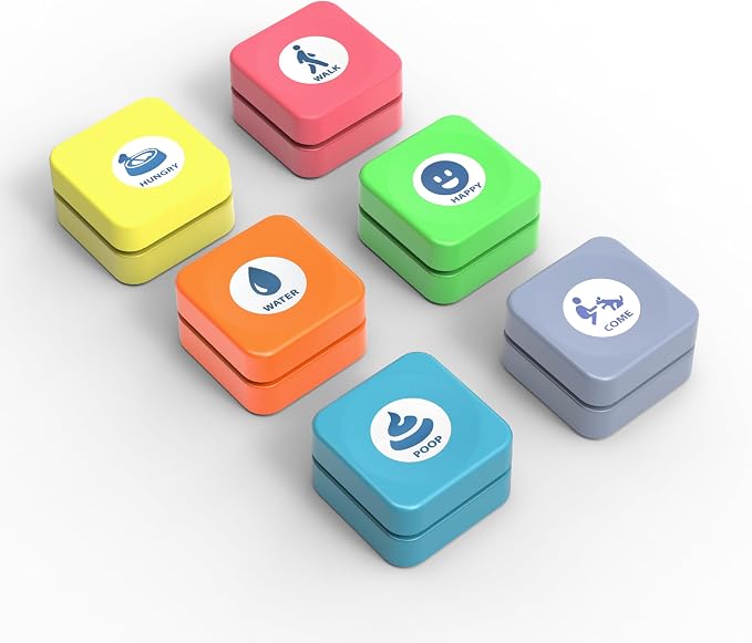Rechargeable Dog Buttons Starter Pack, 6 Counts