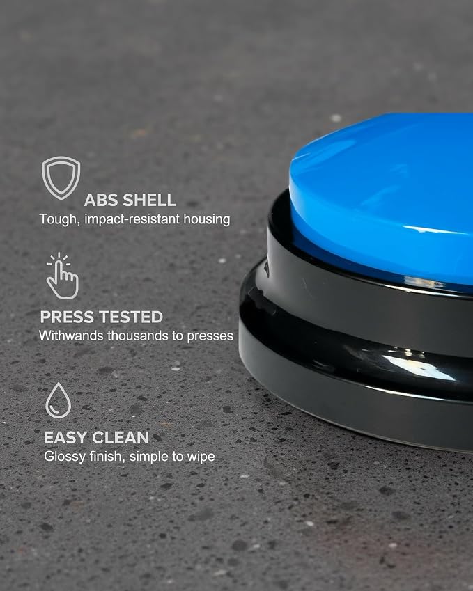 Dog Talk Buttons Voice Recording Button, Midnight Blue