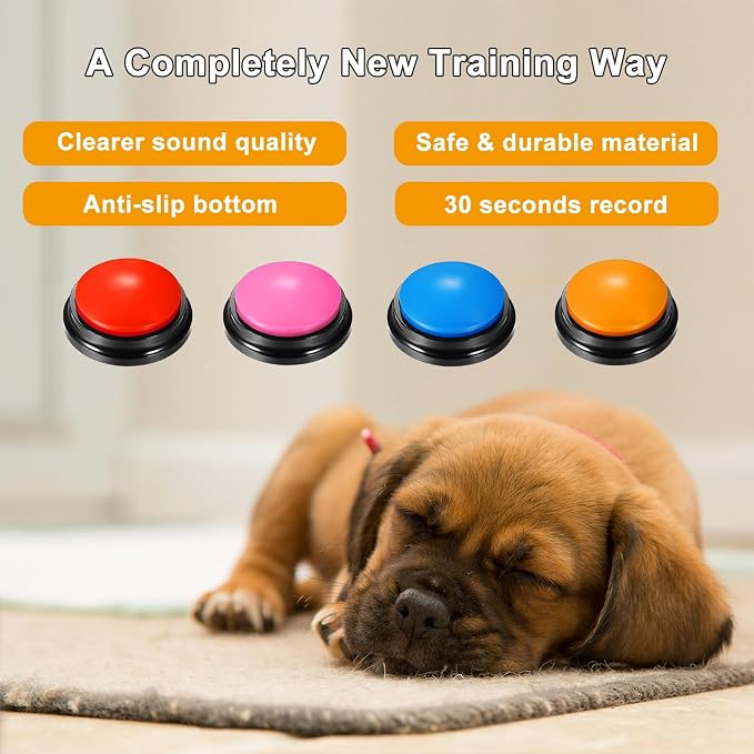 Voice Recording Button, 4 Color