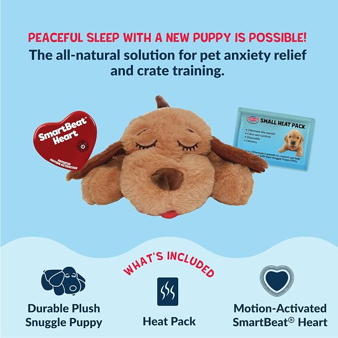 Snuggle Puppy Junior Heartbeat Toy, Small