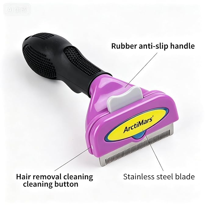 One Key Self Cleaning Pet Brush, 2 in
