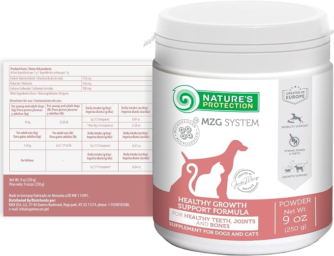 Nature's Protection Bones & Teeth Supplement Powder for Puppies, 9oz