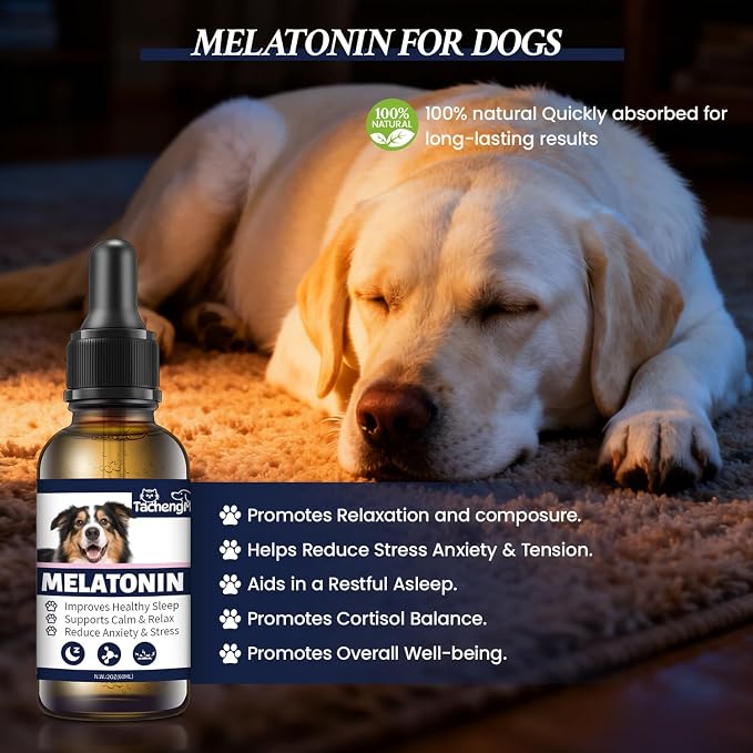 Melatonin for Dogs, 2-Pack, 60 ml