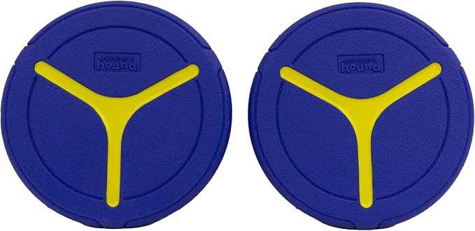 Outward Hound FlyFetch Disc Dog Toy, Durable Rubber, Stand-Alone or Replacement Discs for Launcher, 5", 2-Pack
