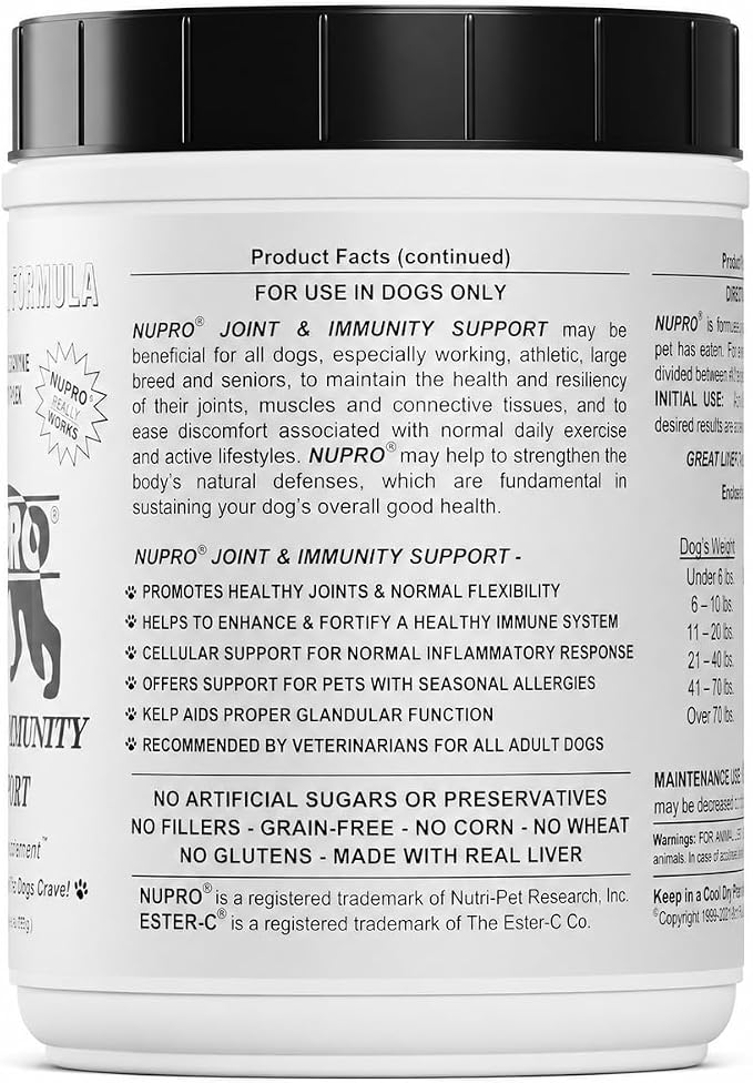 NUPRO® Joint & Immunity Support, 30 Ounces