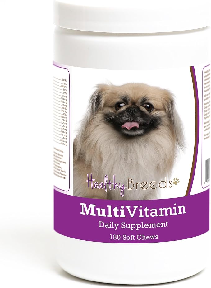Healthy Breeds Pekingese Multivitamin Soft Chew for Dogs 180 Count
