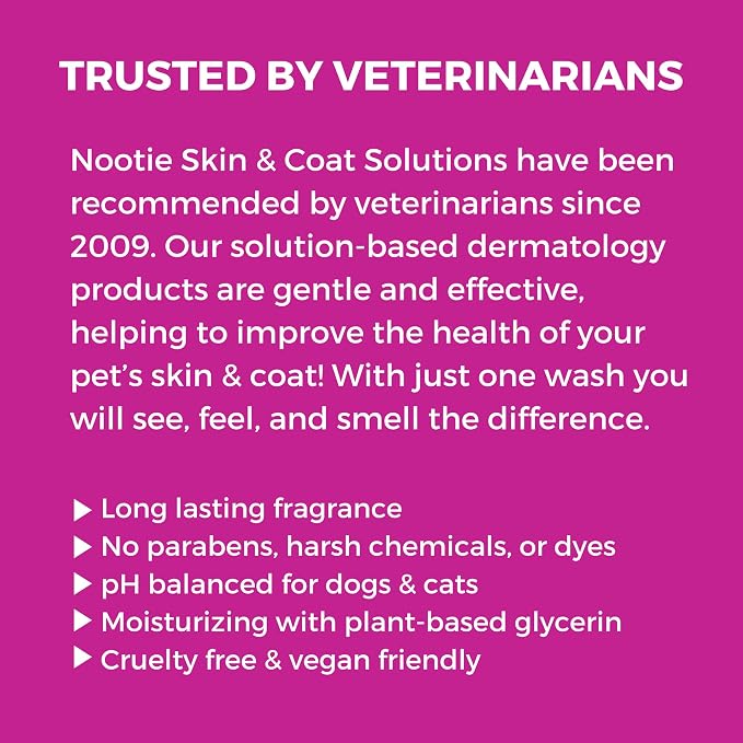 Nootie Japanese Cherry Blossom Spritz for Dogs & Cats, Long-Lasting | 8oz, conditions & moisturizes fur, spray-in formula, no rinse needed