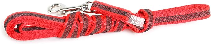 Color & Gray Super-Grip Leash with Handle, 14 mm x 3 m, Red-Gray