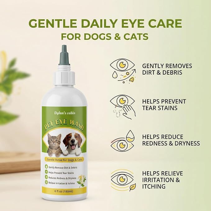Dylan's Cabin Cat Eye Wash, 180ml