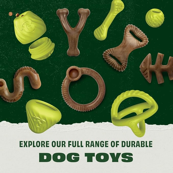 Benebone Natural Rubber Tug Interactive Dog Toy, Natural Rubber | Natural Rubber, Tough for Tug-of-War, Builds Bond, Grip Without the Nip, Dishwasher Safe, Long-Lasting