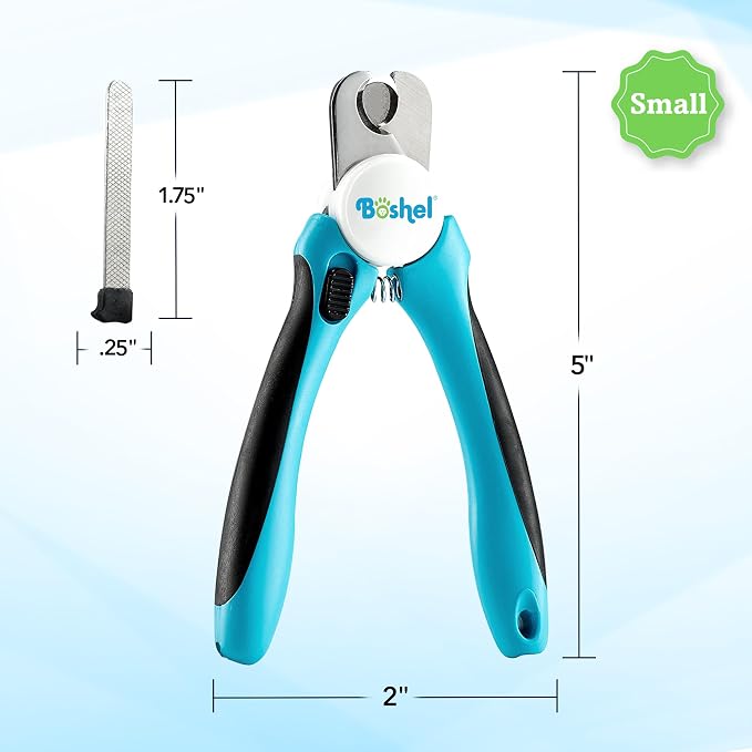 Boshel Dog & Cat Nail Clipper with Safety Guard & Nail File