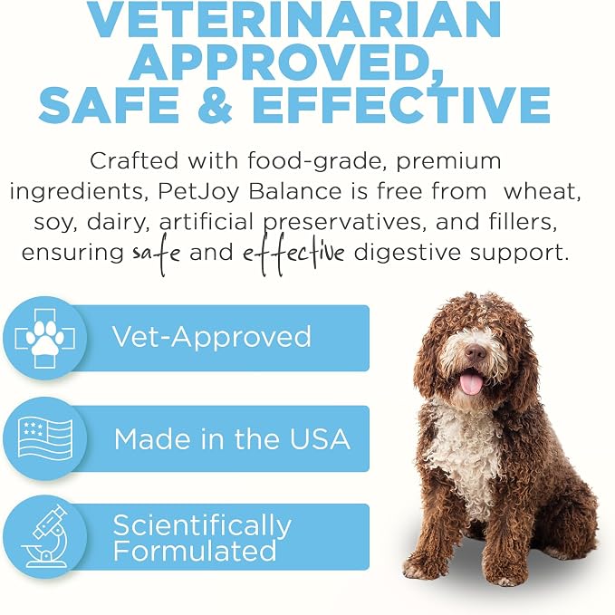 PetJoy Thrive Dog Multivitamin Soft Chew - Daily Dog Vitamins for Energy, Healthy Skin & Coat, and Stronger Bones & Teeth - Complete Support Supplement, Multivitamin for Dogs & Pets (60 Count)
