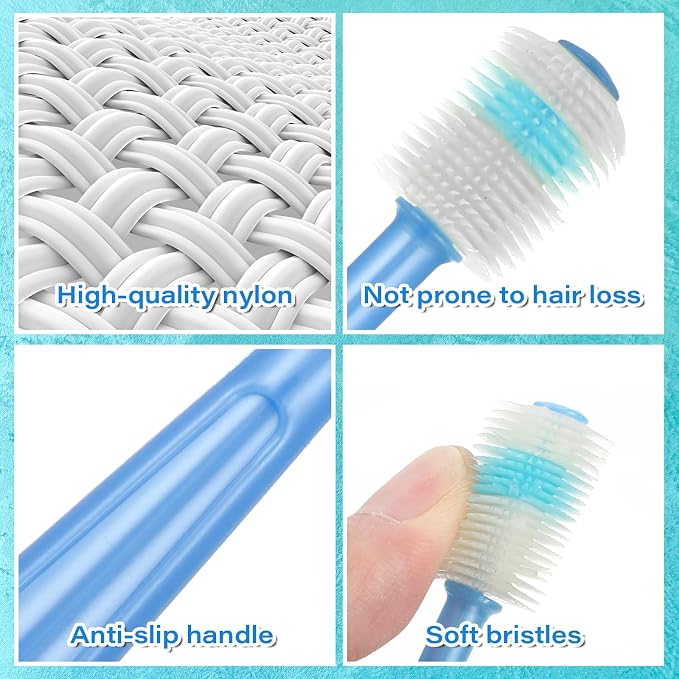EupHHonycs 4 Pcs 360-Degree Small Dog and Cat Soft Toothbrush Pet Toothbrush for Small Dog and Cat Puppy