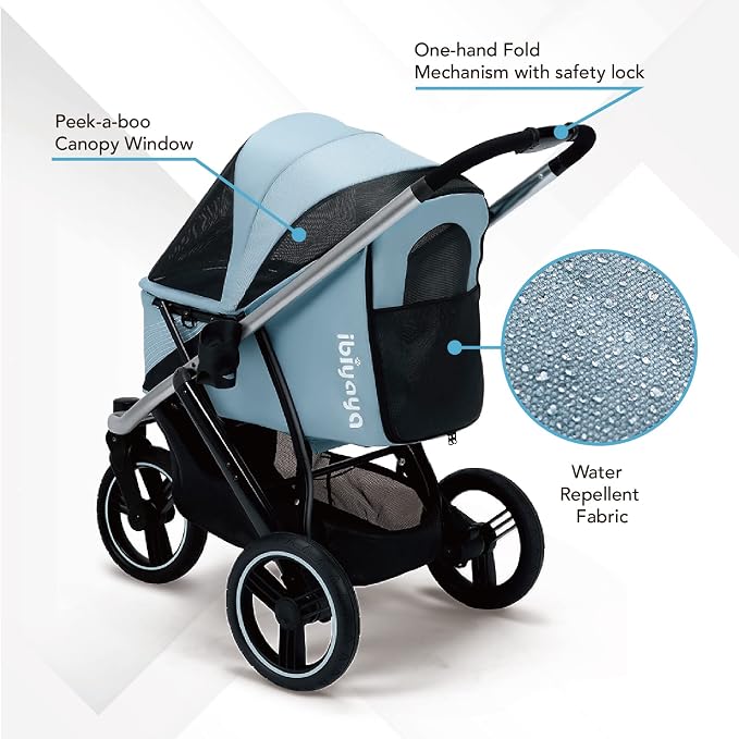 ibiyaya The Beast Pet Jogging Stroller - Flash Grey